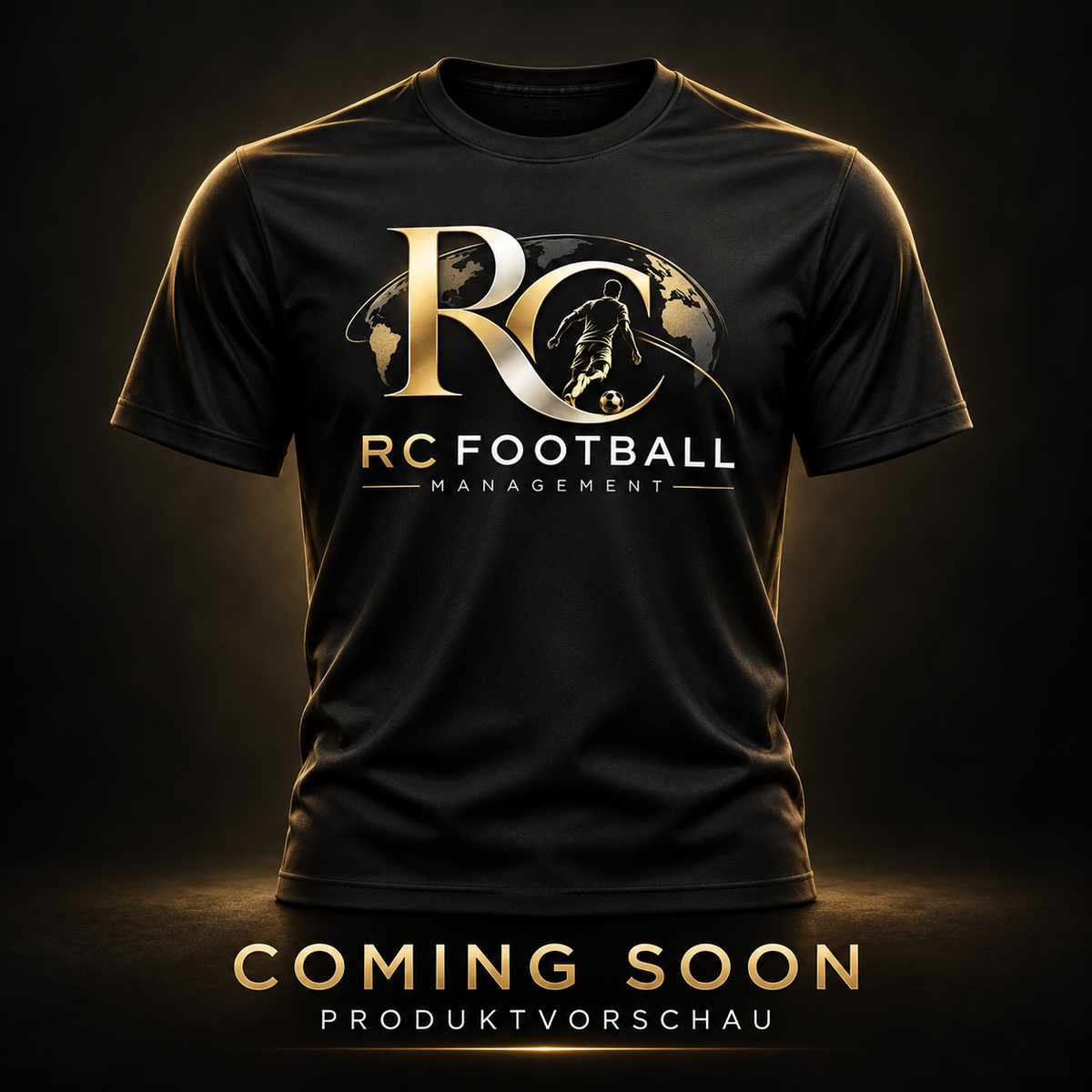 Schwarzes RC Logo-Shirt – Produktkonzept, Coming soon